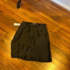 Aritzia Babaton Black Mini Slip Skirt